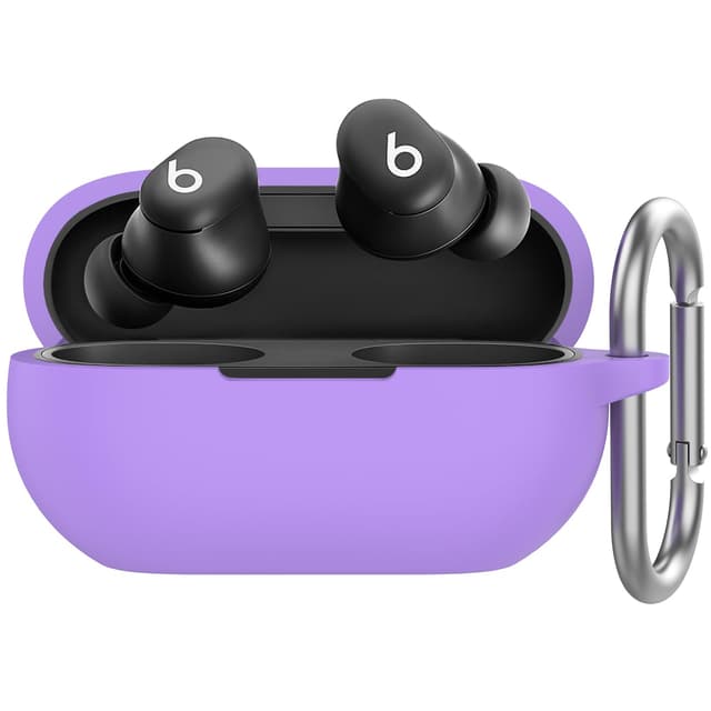 AhaStyle Silikonhülle für Beats Solo Buds (2024) 🎧 Stoßfeste Vollschutzhülle in Lavendel