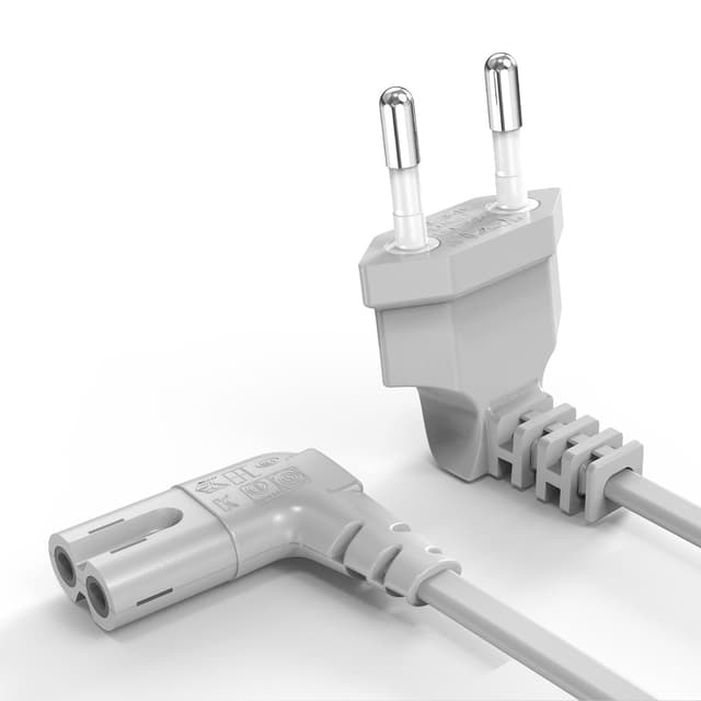 Angebot: Ancable 3M Netzkabel Stromkabel 2 polig, C7 Kabel Eurostecker Stromkabel 90° Euro Netzkabel