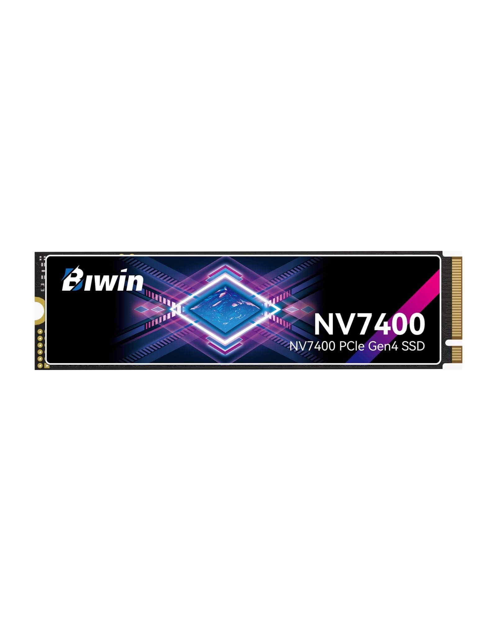 BIWIN Black Opal NV7400 M.2 PCIe Gen4 SSD 2TB - Lesegeschwindigkeit bis zu 7450 MB/s - Gaming Speicher Kompatibel mit PC, Laptop & PS5