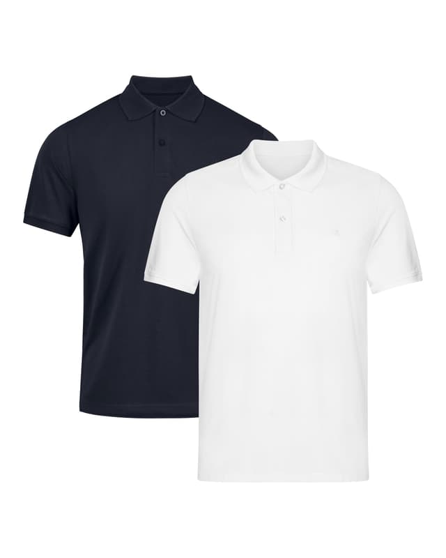 👕 DANISH ENDURANCE Premium Poloshirt Herren Kurzarm (1er | 2er Pack) 🏌️‍♂️🎾