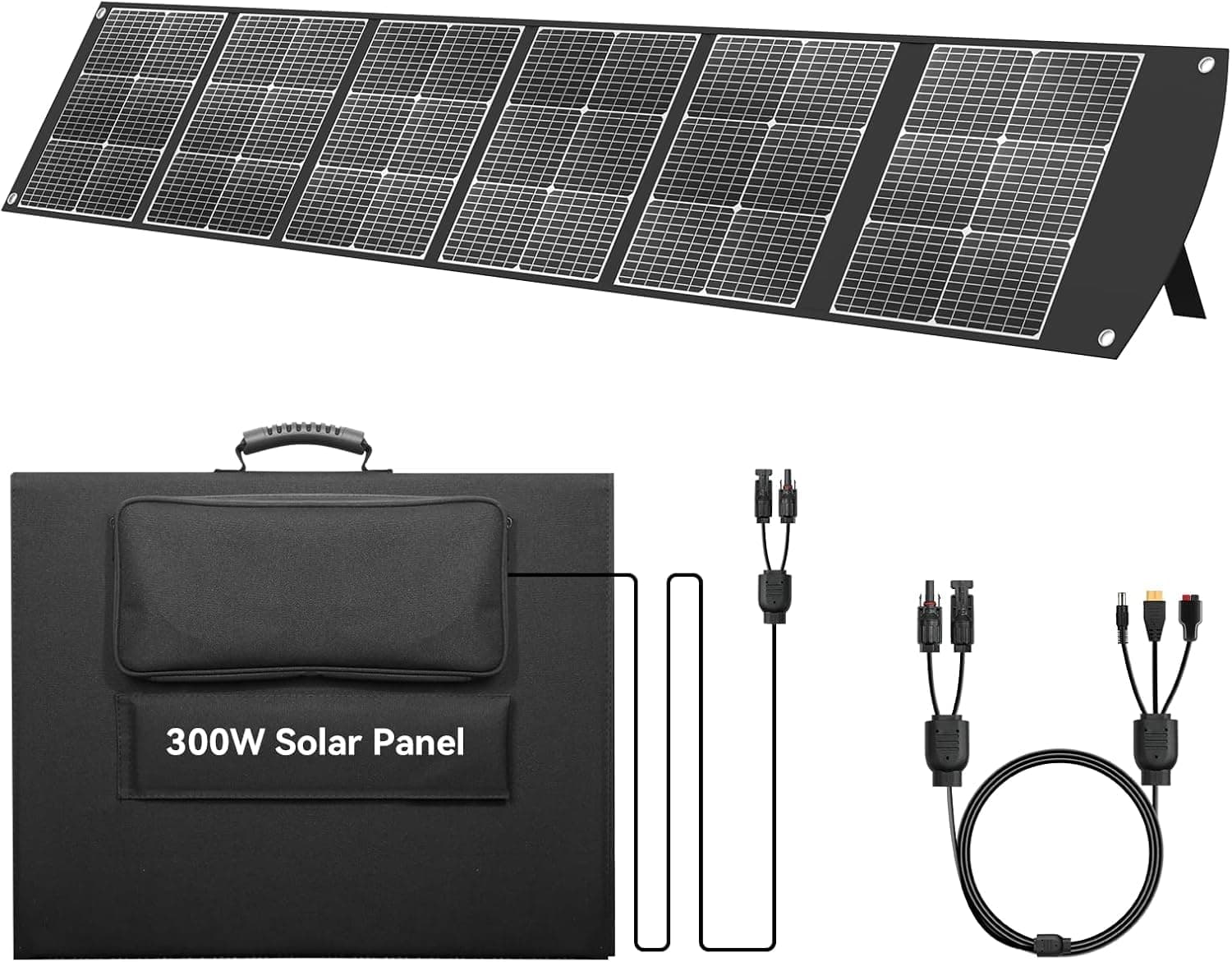 🌞 Ecosonique 300W Faltbares Solarpanel Ladegerät für Camping 🏕️