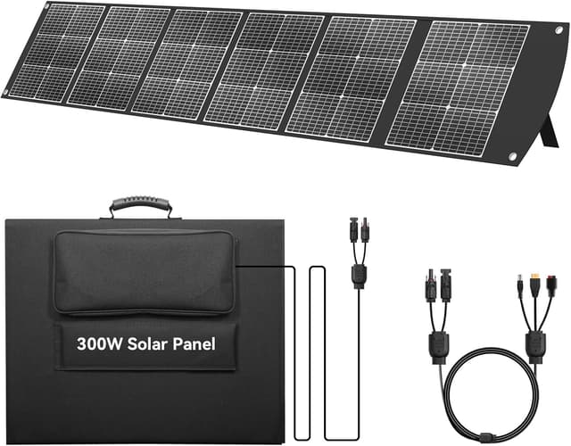 🌞 Ecosonique 300W Faltbares Solarpanel Ladegerät für Camping 🏕️