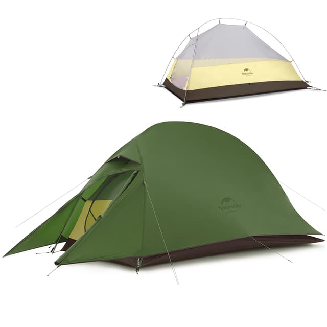Naturehike Cloud up 1 Zelt Ultraleichte Zelt 1 Person 🏕️