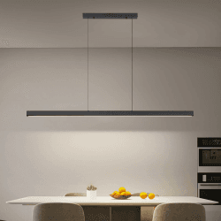 Mikeru 120CM Einstellbare Hängelampe LED Dimmbare Hängeleuchte 🌟 Modern Esszimmer 10%-100% Pendelleuchten Esstisch Dimmbar Memory 3000K/4500K/6500K 3 Farben
