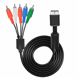 XMSJSIY Komponente AV Kabel für PS2 PS3 AV HDTV Draht Multi Out Video Audio Kabel YPbPr Komponente für PS2 PS3 HDTV EDTV Stecker Kabel – 1.8M