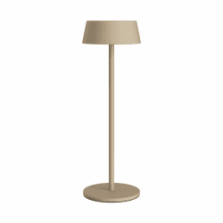 K-Bright LED Akku Tischleuchte | Kabellose Tischlampe in Khaki | Dimmbar & 3000K warmweißes Licht
