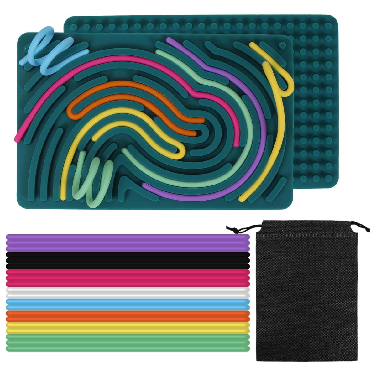HUKUMA Sensorik Spielzeug Activity Board 🎁 | Autismus, Stress, ADHS, Angst Spiele für Kinder ab 3 Jahre