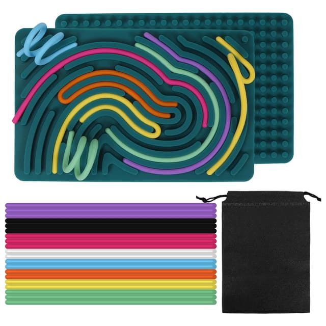 HUKUMA Sensorik Spielzeug Activity Board 🎁 | Autismus, Stress, ADHS, Angst Spiele für Kinder ab 3 Jahre
