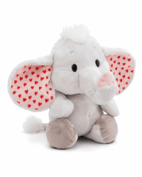 🐘 NICI Love Elefant Kuscheltier hellgrau 23cm - Stofftier aus weichem Plüsch ❤️