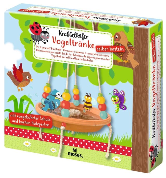 🦜🎨 Moses Krabbelkäfer Vogeltränke zum selber Machen - DIY für Kinder