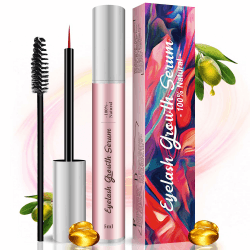 🌺 Wimpernwachstumsserum ohne Hormone für dickeres und längeres Wimpernwachstum 🌿