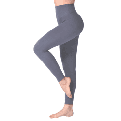 SINOPHANT Leggings Damen High Waist - Blickdicht Leggins mit Bauchkontrolle für Sport Yoga Gym #1er Pack Grau S-M