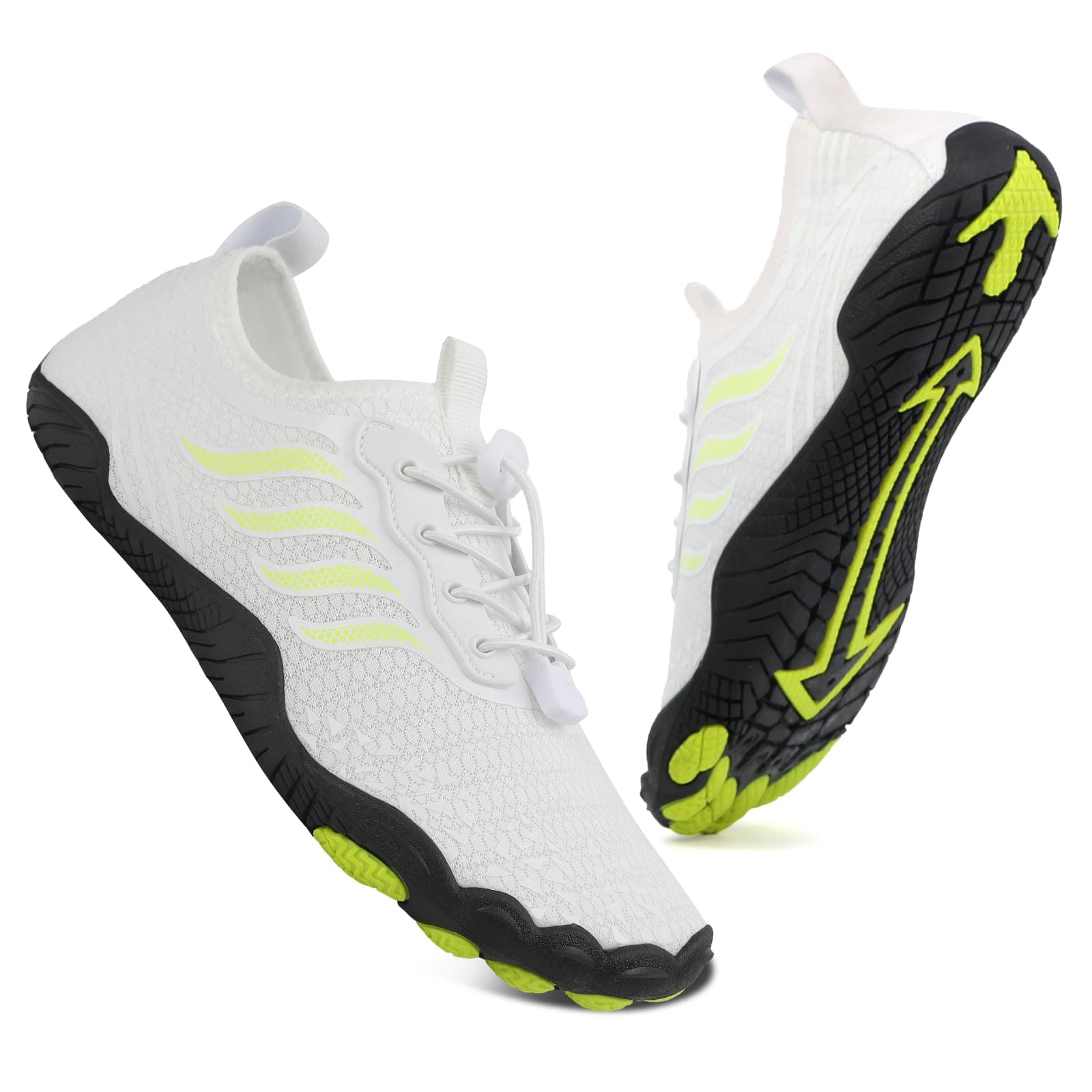 🩴 Badeschuhe Wasserschuhe Herren Damen Strandschuhe Barfußschuhe Sommer Schwimmschuhe Aquaschuhe 37 EU Weiß 🩴