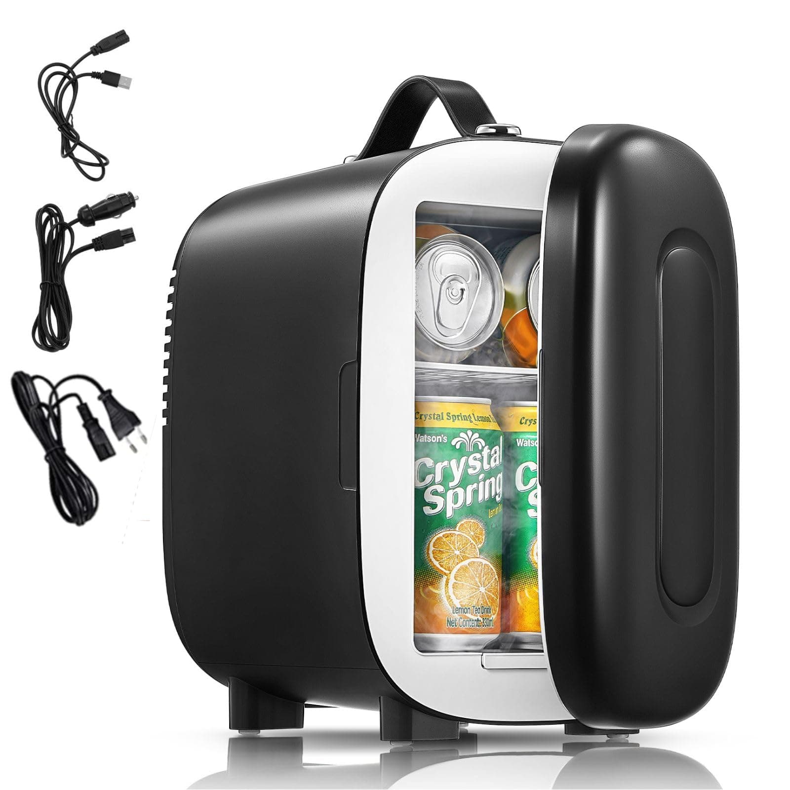 🌟 Angebot: FOHERE Mini Kühlschrank 5 Liter - Perfekt für Zuhause und Unterwegs! 🌼🍹🚗
