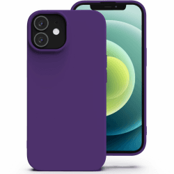 📱 Zuvirelx Glatte Silikon Hülle für iPhone 12/12 Pro - Lila iPhone 12/12 Pro Lila 🟣