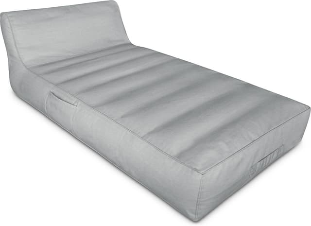 Normani Luftmatratze Luftsessel Luftbett Luftsofa 160x82x50 cm mit Kopfteil - Hellgrau