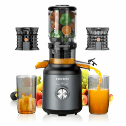 🍏🥕 EXREIZST Entsafter Slow Juicer - Große 103mm Öffnung Entsafter Gemüse und Obst Testsieger 250W 🍊🍋