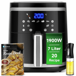 🍟🍗🔥 Aigostar Heißluftfritteuse 7L XXL - 54.99€ statt 79.99€