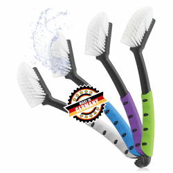 🌟 Sonderangebot: com-four® 4X Spülbürste - Robuste Nylonborsten - Made IN Germany