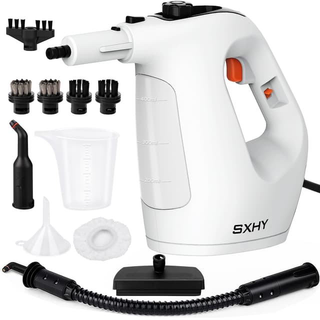 🔥 Angebot: SXHY Tragbarer Dampfreiniger für Zuhause 🧼 Mehrzweck Handdampfreiniger mit 11-teiligem Zubehör-Set