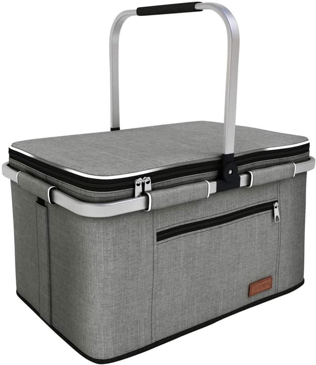 LIQINGG 35L Kühltasche Einkaufskorb 🛒🧊