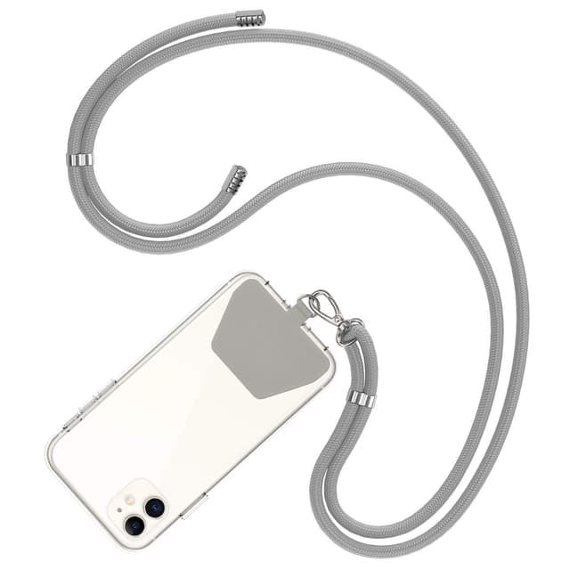 📱🔗 COCASES Handyband Universal zum Umhängen - Graues Handyband aus Nylon