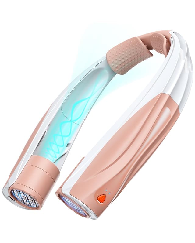Lepwings Nackenventilator - 6 Geschwindigkeitsstufen, 360° Rundumkühlung, 6-23 Std Akkulaufzeit