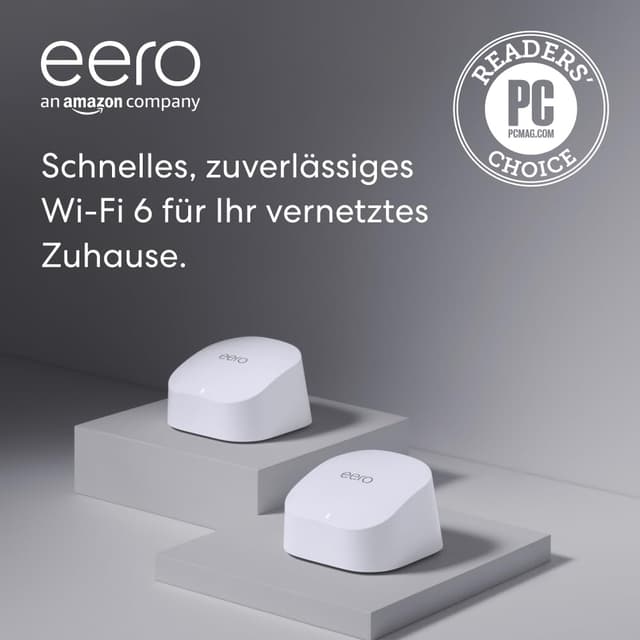 Angebot: Amazon eero 6 Mesh-WLAN-Router 2er-Pack 🚀