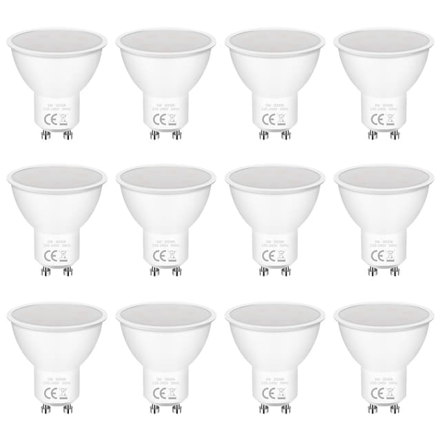 Angebot: GU10 LED Warmweiss Lampe 5W 3000K 400 Lumen Glühbirnen 🌟💡