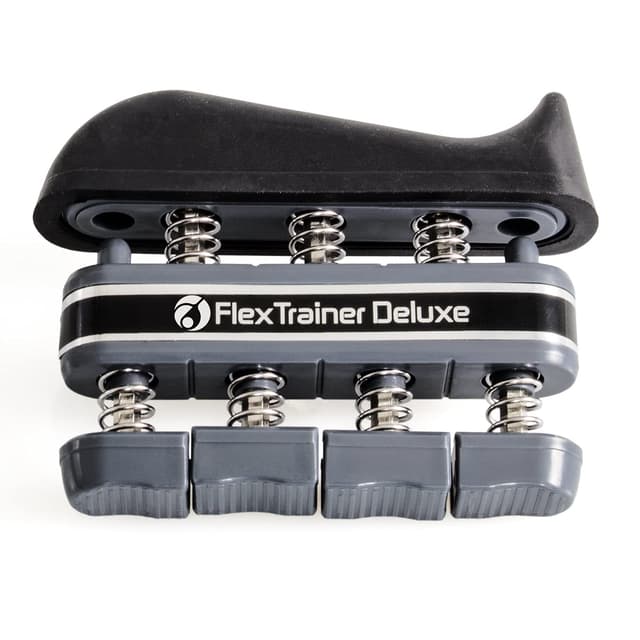 🏋️ Flex Trainer Deluxe Handtrainer Fingertrainer Handtrainingsgerät | Dunkel-grau