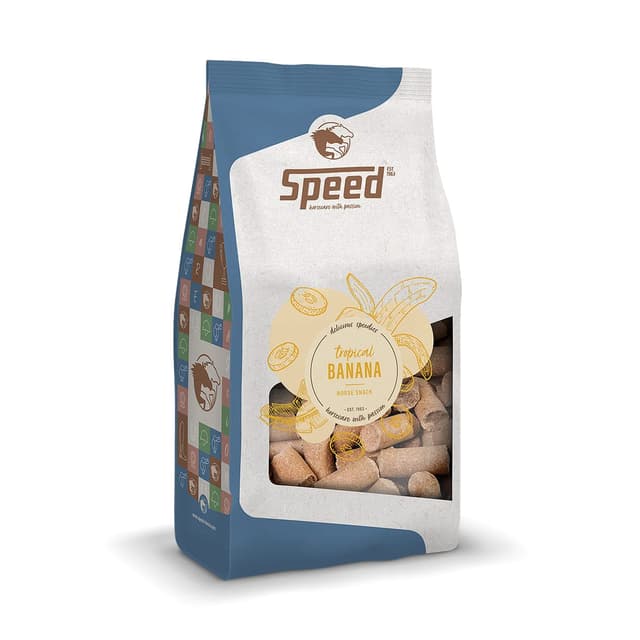 🍌 Speed Delicious speedies Banana 1 kg (1er Pack) - Tropisch-fruchtiger Snack für jedes Pferd