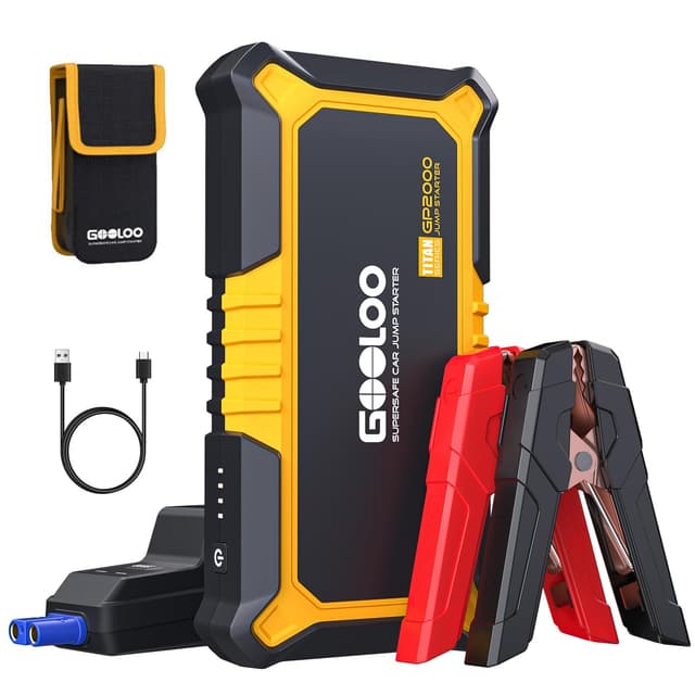 GOOLOO GP2000 Starthilfe Powerbank 2000A Auto Starthilfe