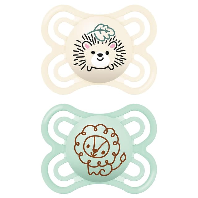 MAM Perfect Schnuller im 2er-Set 🦔🦁
