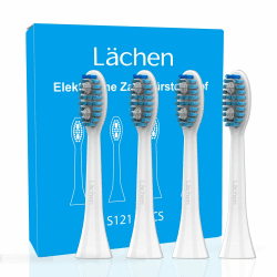 🦷 Lächen Standardbürstenkopf, S121 Weiß, 4 Stück A-Standard 🌟