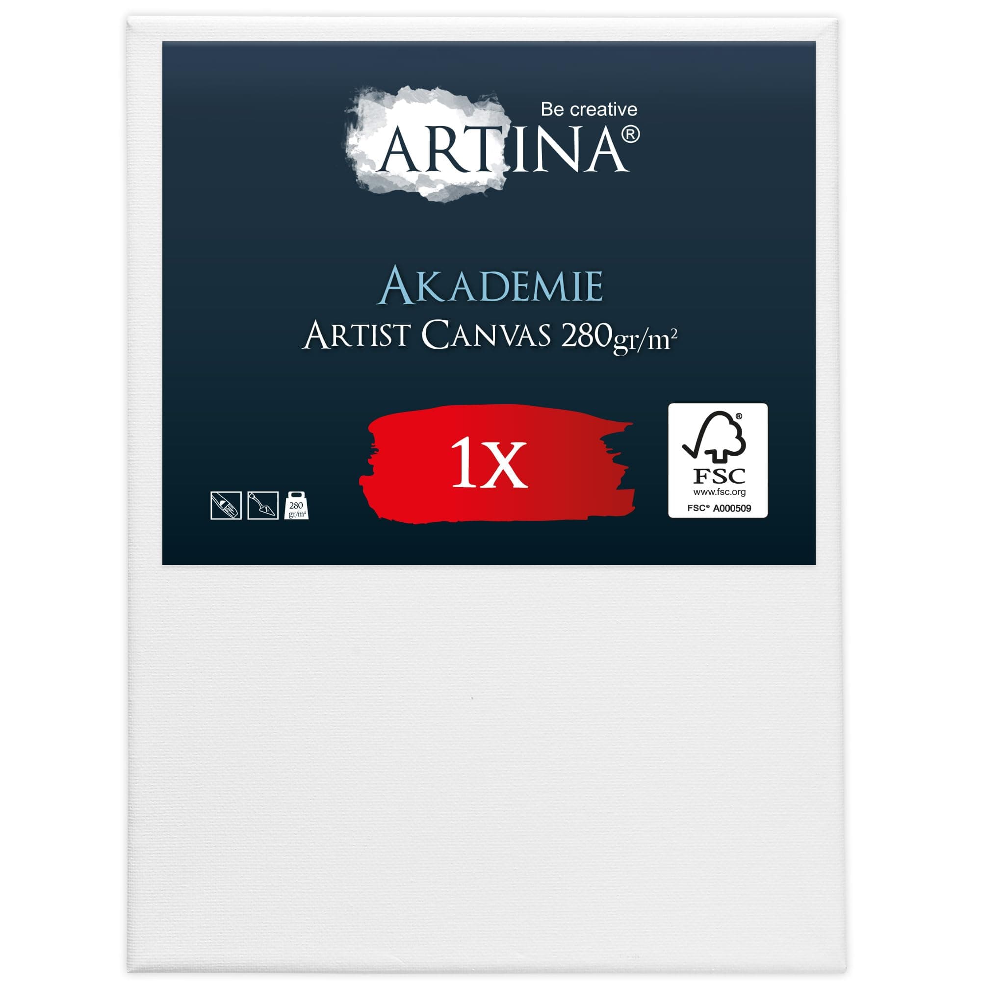 Artina FSC® Keilrahmen Leinwand zum Bemalen 70x100 cm 🎨🖼️
