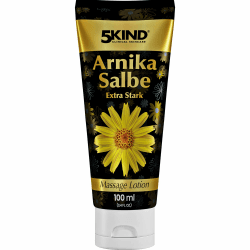 🌿 5kind Arnika Salbe Hochkonzentriert 100ml - Extra Stark Arnika Creme 🌿