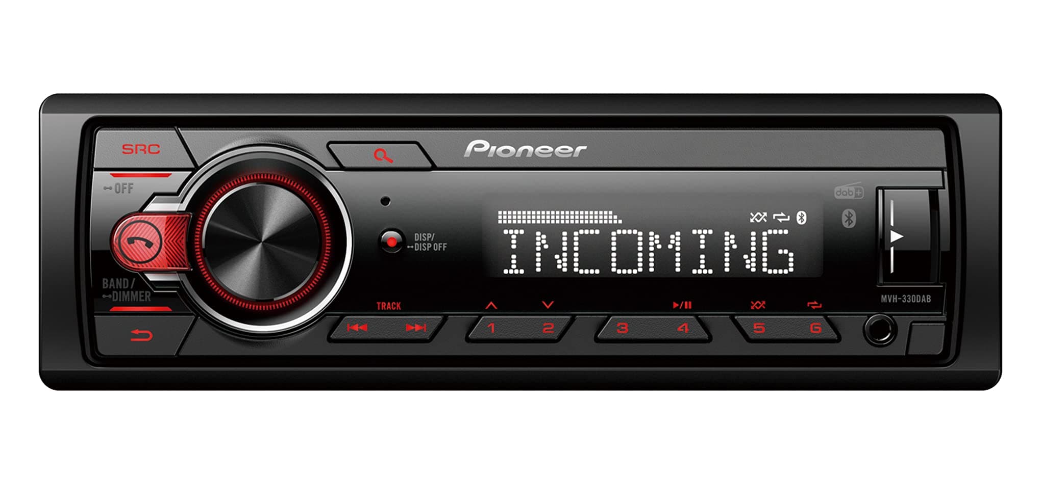 🚗 Pioneer MVH-330DAB-AN 1DIN Autoradio mit RDS und DAB+ 🎶