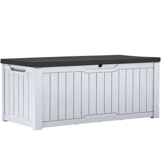 🌿 YITAHOME Außenspeicherbox 120-Gallonen-wasserdichte Deckbox für Gartengeräte 🌞
