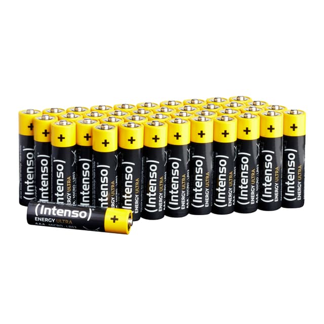 Intenso AAA LR03 Batterien, 40er Pack - Gelb-Schwarz ⚡️🔋