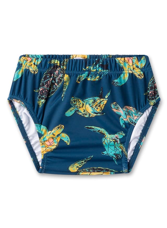 Sanetta Schwimmwindel blau für Jungen 👶🌊 | Nachhaltiger Badeslip aus recyceltem Polyester-Mix