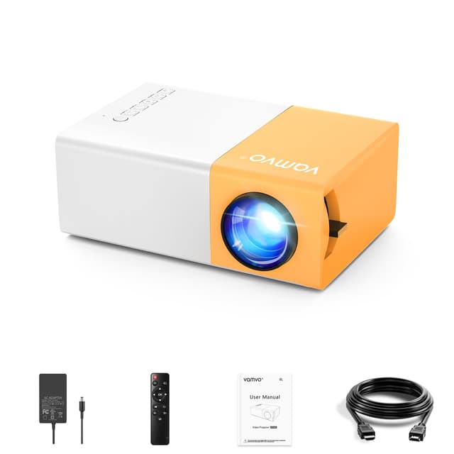 🎥 Vamvo Mini Beamer YG300Pro - Tragbarer LED-Videoprojektor