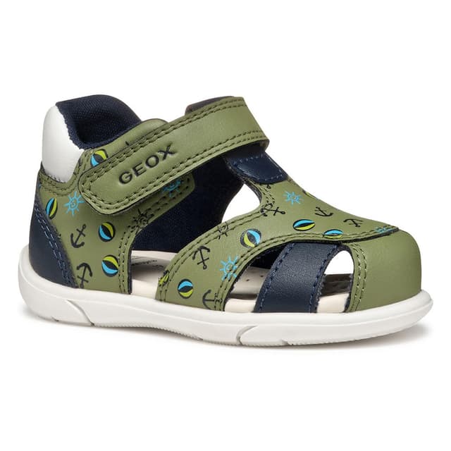 👶 Geox Baby-Jungen B Zapito Boy Sandal 23 EU Pistachio Navy - Nur 25.99€