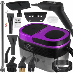Tragbarer Dampfreiniger für Zuhause 🌟 3-Stufig verstellbarer Griff 🚿 Hochtemperaturdampf und Vielseitige Anwendung