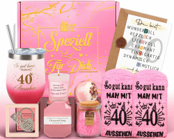 Exklusives Geburtstagsgeschenkset für Frauen zum 40. Geburtstag 🎁