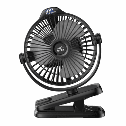 Minthouz Tischventilator mit Clip, 8000mAh USB Ventilator 🌀