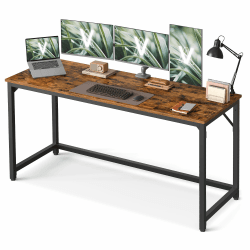 VASAGLE Computertisch 160 x 60 cm Vintagebraun + Tintenschwarz 🖥️