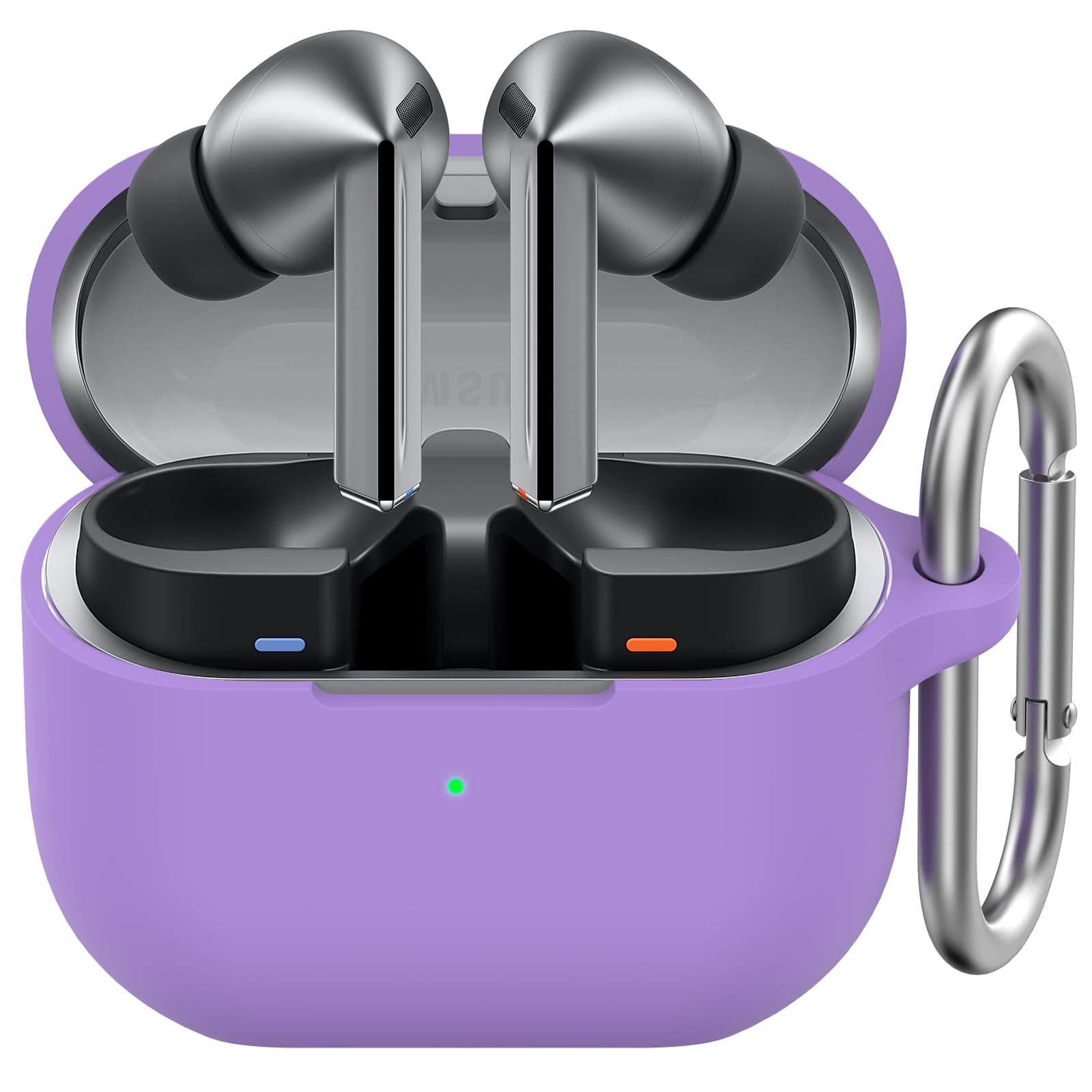 AhaStyle Silikon Hülle für Samsung Galaxy Buds3 Pro/Buds 3 Lavendel 🎧📱
