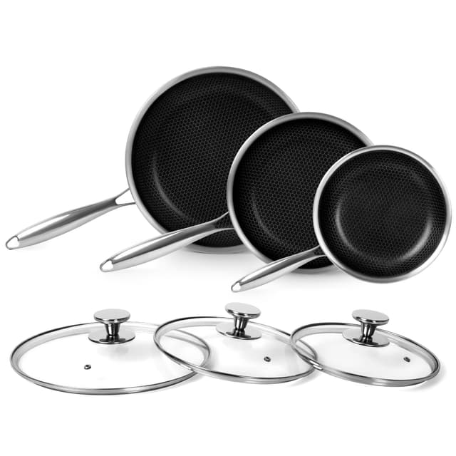 🌟 Angebot: Innerwell Pfannenset 3-teilig aus Edelstahl 🍳🔥
