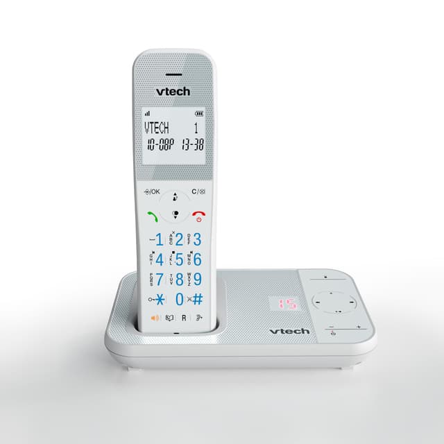 VTech XS1050 DECT Telefon Schnurlos Schnurlostelefon mit Anrufbeantworter, Anrufererkennung/Anklopffunktion 📞🔊
