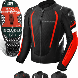 🏍️ SHIMA MESH PRO 2.0 Motorrad Jacke Herren mit Protektoren AIRFORCE Rückenprotektor